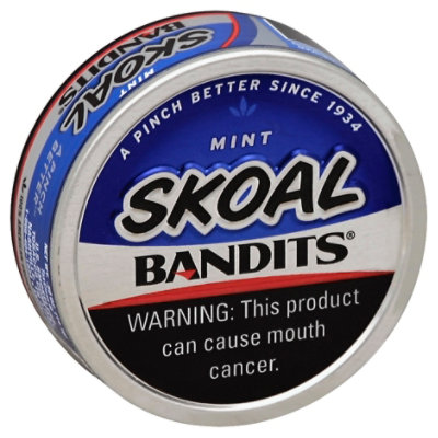 Skoal Bandits Mint Smokeless Tobacco - 5-0.5 OZ - Image 1