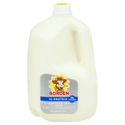 Borden Hi Protein 2% Milk - 1 GA - Jewel-Osco