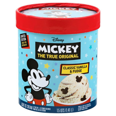 Disney Le Mickey Mouse Vanilla Fudge Ha - 1.5 QT - Safeway