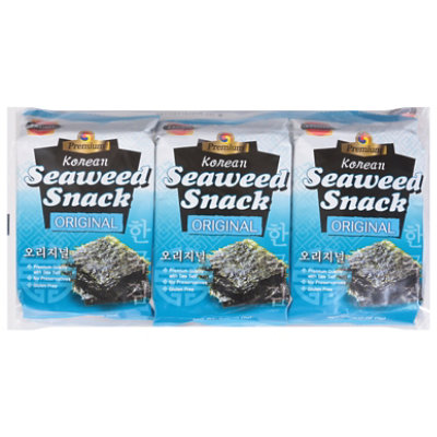 Jb Korean Seaweed Snack Orig 3p - .52 OZ