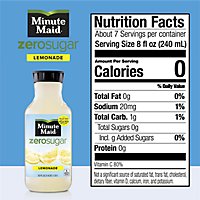 Minute Maid Zero Sugar Lemonade - 52 FZ - Image 4