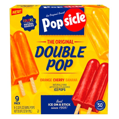  Popscicle Double Pop Ice Cream - 20.8  FZ 
