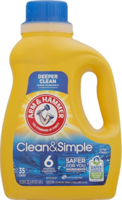 ARM & HAMMER Clean & Simple 35 Loads Liquid Laundry Detergent - 61.25 Fl. Oz.