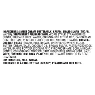 Kemps Simply Crafted Strawberry Rhubarb Cobbler Ice Cream - 48 Oz - Image 5