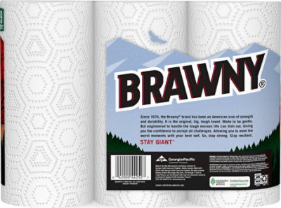 Brawny Paper Towels White - 6 RL - Image 4