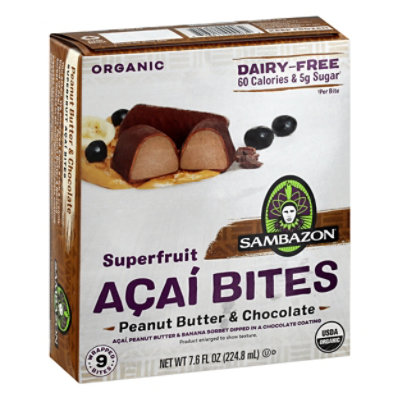 Acai Bites Peanut Butter - 7.6 OZ