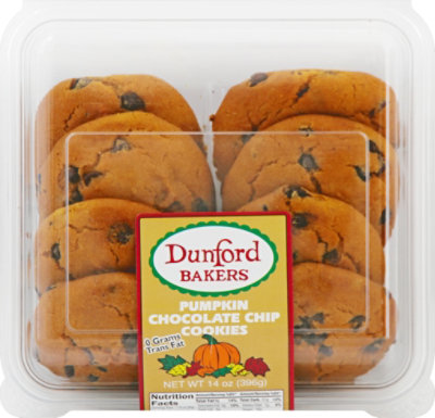 Dunford Pumpkin Chocolate Chip Cookie - 8 CT - Image 2