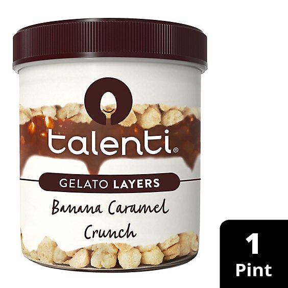 Talenti Layers Banana Caramel Crunch Gelato - 300.5 Grams