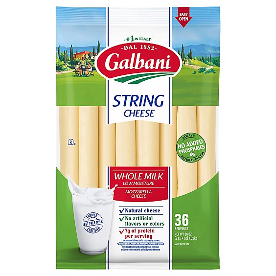 Galbani Whole Milk String Cheese - 36 OZ