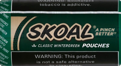 Skoal Wintergreen Pouch Chewing Tobacco - .82 OZ - Image 2