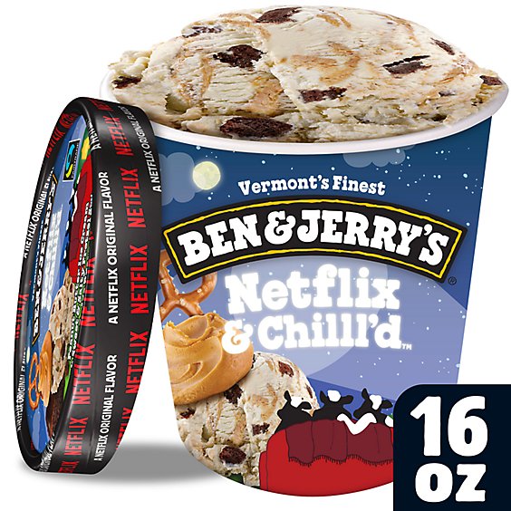 Ben And Jerry's Netflix And Chilll'D Ice Cream - 16 Oz