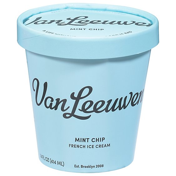 Vanleeuwen Ice Cream Mint Chip - 14 OZ