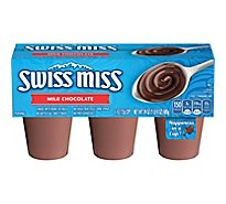 Swiss Miss Creamy Milk Chocolate Pudding Cups - 6-4 Oz
