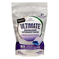 Signature Select Dishwasher Pods Ultra Fresh Clean - 21 CT - Image 1