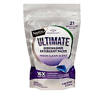 Signature Select Dishwasher Pods Ultra Fresh Clean - 21 CT