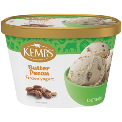 Kemps Butter Pecan Frozen Yogurt - 48 Oz - Image 1
