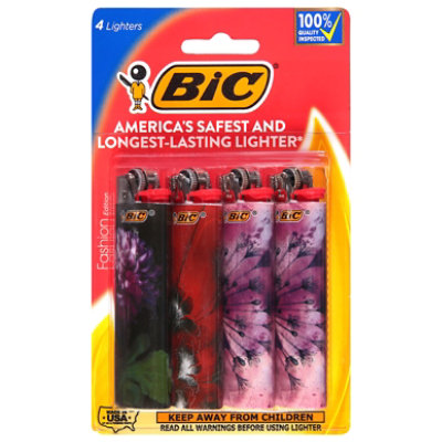Bic Lighters Special Fashion Edition 4 Count - 4 CT - Image 3