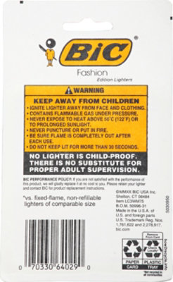Bic Lighters Special Fashion Edition 4 Count - 4 CT - Image 4