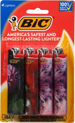 Bic Lighters Special Fashion Edition 4 Count - 4 CT - Image 2