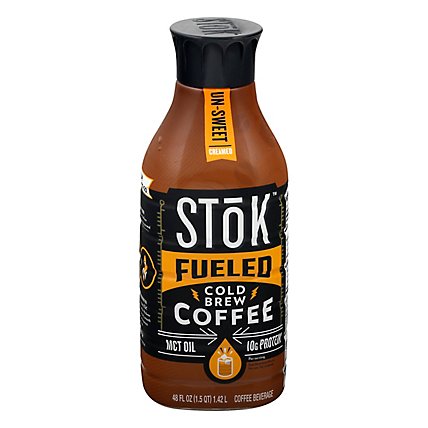 Stok Unsweet Fueled Coffee - 48 FZ - Image 1