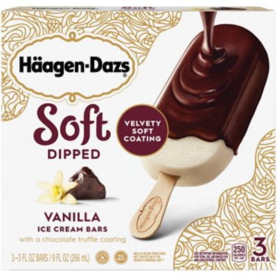 Haagen-Dazs Soft Dipped Vanilla - 3-3 OZ - Image 3
