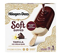 Haagen-Dazs Soft Dipped Vanilla - 3-3 OZ