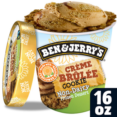 Ben & Jerrys Non Dairy Creme Brulee Cookie - PT