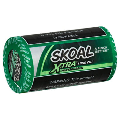 Skoal Extra Long Cut Wintergreen - 1.2 OZ - Image 1