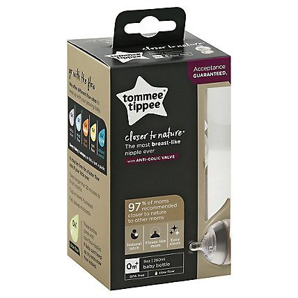 Tommee Tippeee Closer To Nature Feeding Bottle 9oz - EA - Image 1