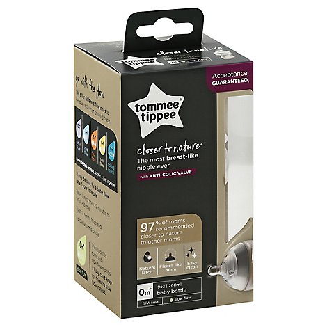 Tommee Tippeee Closer To Nature Feeding Bottle 9oz - EA