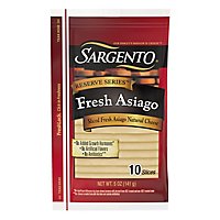 Sargento Reserve Series Cheese Natural Sliced Fresh Asiago 10 Count - 5 Oz - Image 1