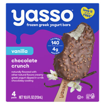 Yasso Bar Frz Vanilla Choc 4pk - 4-2.65 FZ - Image 2