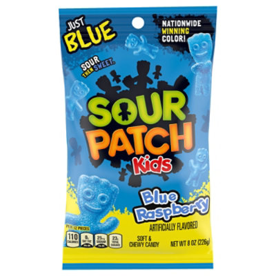 SOUR PATCH KIDS Blue Raspberry Soft & Chewy Candy - 8 Oz - Image 1