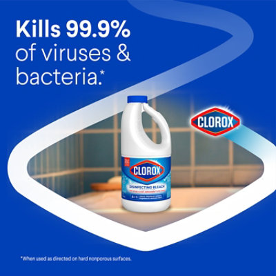 Clorox Regular Concentrated Formula Disinfecting Bleach Bottle - 43 Oz - Image 2