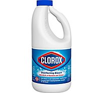 Clorox Regular Concentrated Formula Disinfecting Bleach Bottle - 43 Oz