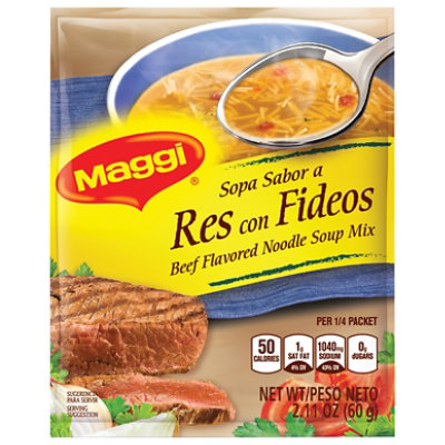Maggi Beef Flavored Noodle Soup Mix - 2.11 OZ