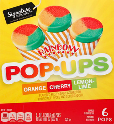 Signature SELECT Pop Ups Rainbow - 6-3.0 Fl. Oz. - Image 6