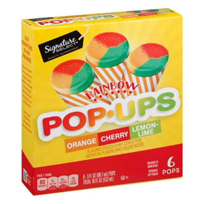 Signature SELECT Pop Ups Rainbow - 6-3.0 Fl. Oz. - Image 1