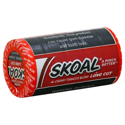 Skoal Long Cut Cherry Chewing Tobacco - 1.2 OZ - Image 1