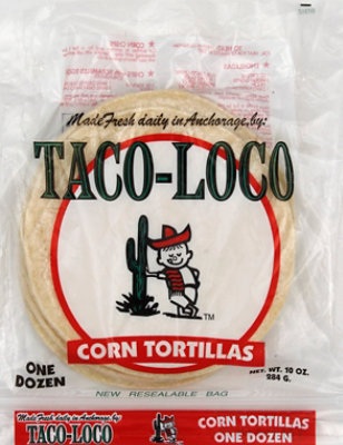 Taco Loco Corn Tortillas 12ct - 10 OZ - Image 2