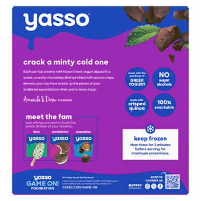 Yasso Mint Chocolate Crunch Greek Yogurt - 4-2.65 FZ - Image 6