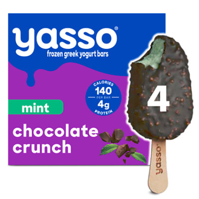 Yasso Mint Chocolate Crunch Greek Yogurt - 4-2.65 FZ - Image 2