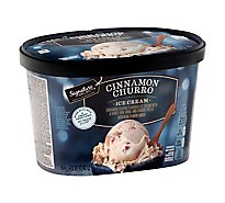 Signature Select Ice Cream Cinnamon Churro - 1.5 QT