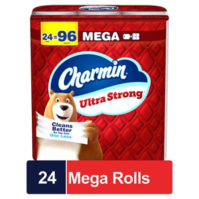 Charmin Strong 24 Mega Roll - 24 RL - Image 1