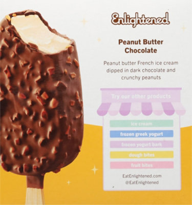 Enlightened Ice Cream Bar Peanut Butter Chip - 4-3.75 FZ - Image 6