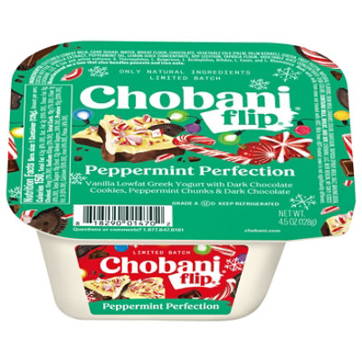 Chobani Flip Lowfat Greek Yogurt Limited Batch Peppermint Perfection - 4.5 Oz - Image 3