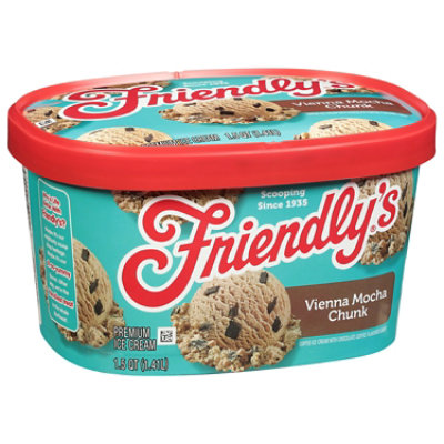 Friendly's Vienna Mocha Chunk Premium Ice Cream Tub - 1.5 Quart - Image 2