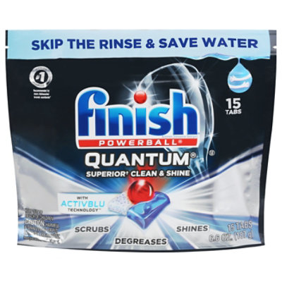 Finish Quantum Dishwasher Detergent - 15 Count - Star Market