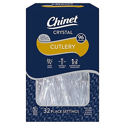 Chinet Cutlery Assorted Cut Crystal - 96 CT - Image 3