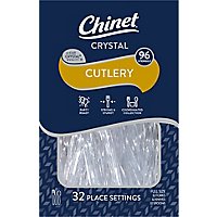 Chinet Cutlery Assorted Cut Crystal - 96 CT - Image 2
